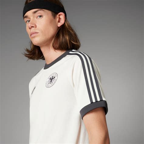 adidas t-shirt in schwarz mit drei streifen|Adidas DFB Adicolor Classics 3.